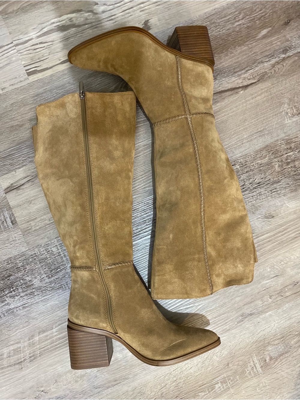 Vince Camuto Kaleeca Suede Leather Knee-high Boots Women's 8.5 M